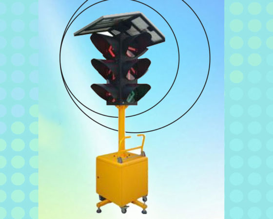 300mm Moveable Four-side LED Solar Traffic Light
